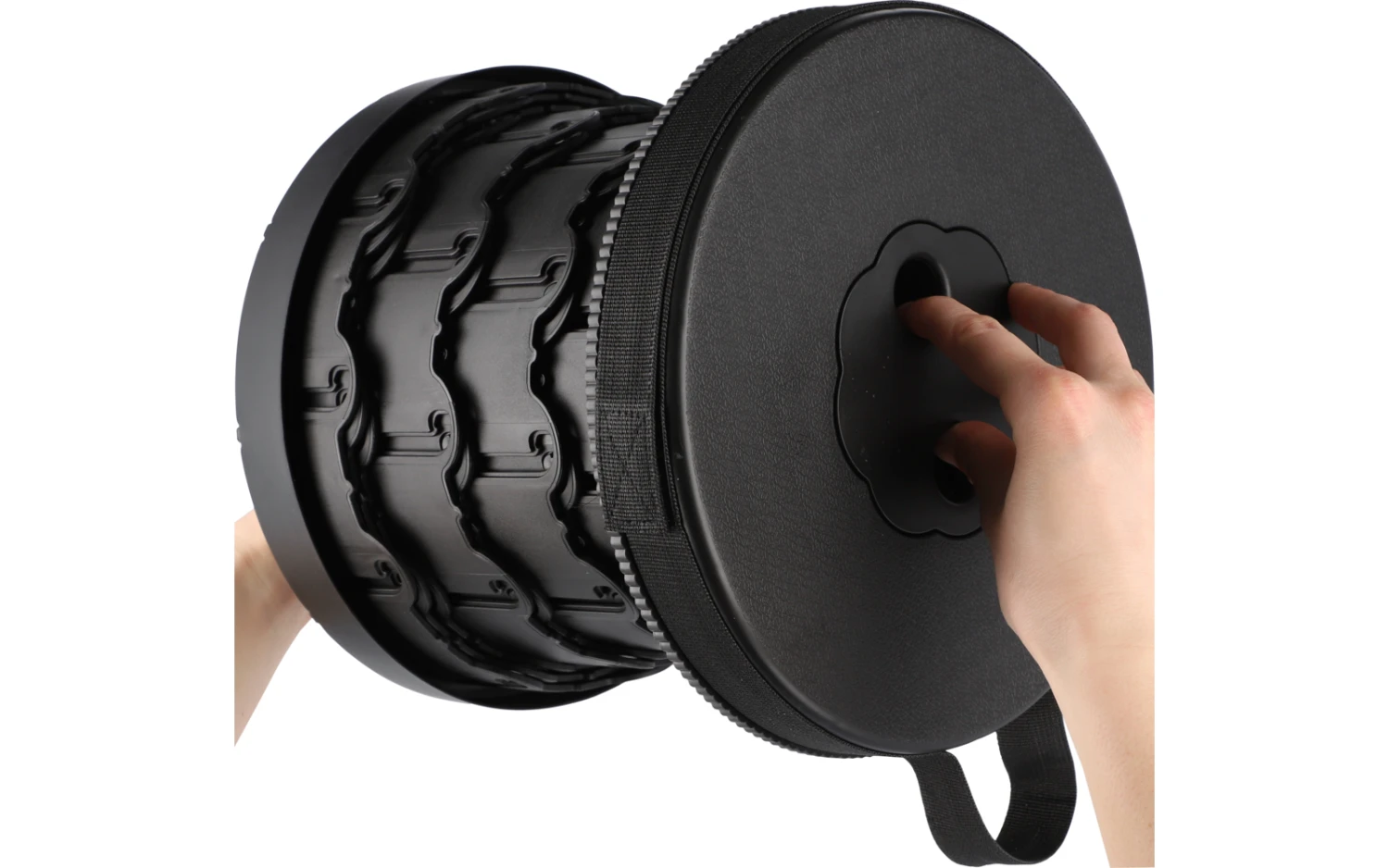 Berger Teleskophocker Schwarz 5 Berger Teleskophocker Schwarz – Bild 5