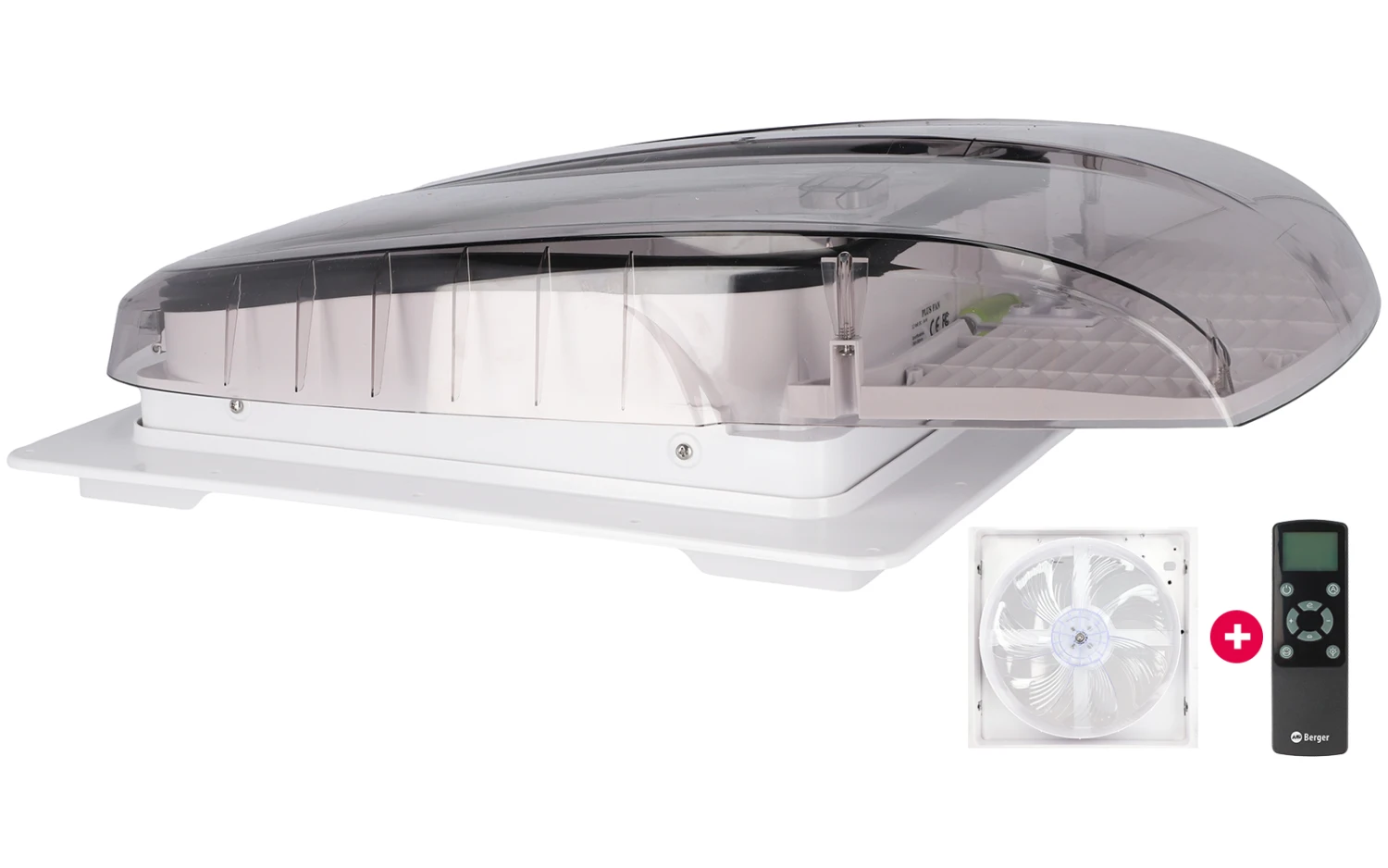 Berger Dachhaube Plus Fan Mit Ventilationssystem 12 V 40 X 40 Cm 6 Berger Dachhaube Plus Fan Mit Ventilationssystem 12 V 40 X 40 Cm – Bild 6