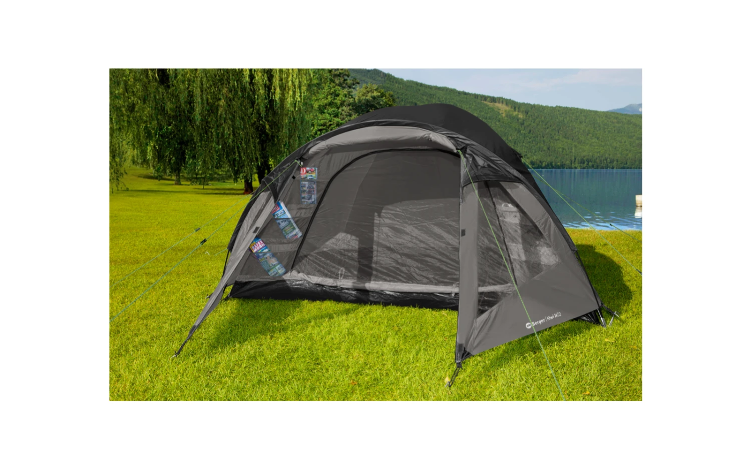 Berger Kuppelzelt Kiwi NZ 2 Wasserdicht Mit Moskitotür Und Dauerbelüftung Für 2 Personen 14 Berger Kuppelzelt Kiwi NZ 2 Wasserdicht Mit Moskitotür Und Dauerbelüftung Für 2 Personen – Bild 14