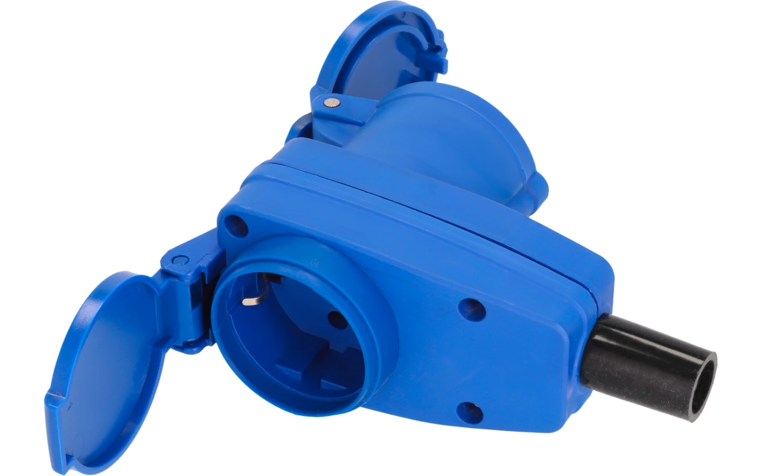 Berger CEE-Winkelkupplung 3-polig Und Schutzkontakt-Kupplung 2 Berger CEE-Winkelkupplung 3-polig Und Schutzkontakt-Kupplung – Bild 2