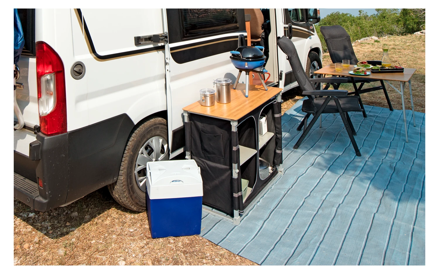 Berger Küchenbox / Campingschrank Deluxe 1 Berger Küchenbox / Campingschrank Deluxe