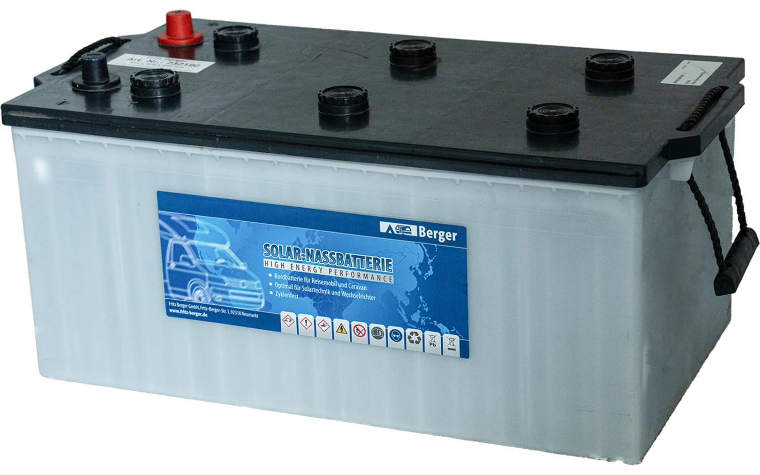 Berger Solar Nassbatterie 12V 2 Berger Solar Nassbatterie 12V – Bild 2