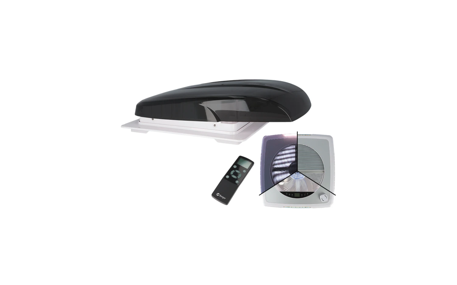 Berger Dachhaube Plus Fan Mit Ventilationssystem 12 V 40 X 40 Cm 14 Berger Dachhaube Plus Fan Mit Ventilationssystem 12 V 40 X 40 Cm – Bild 14