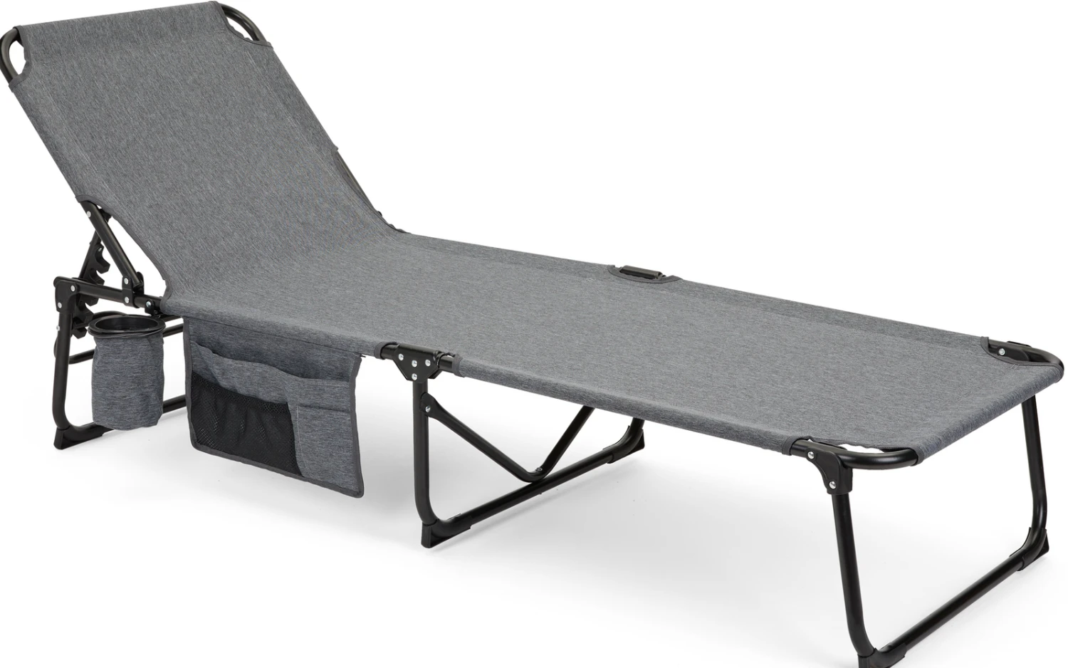 Berger Dreibeinliege Grau Meliert 1 Berger Dreibeinliege Grau Meliert