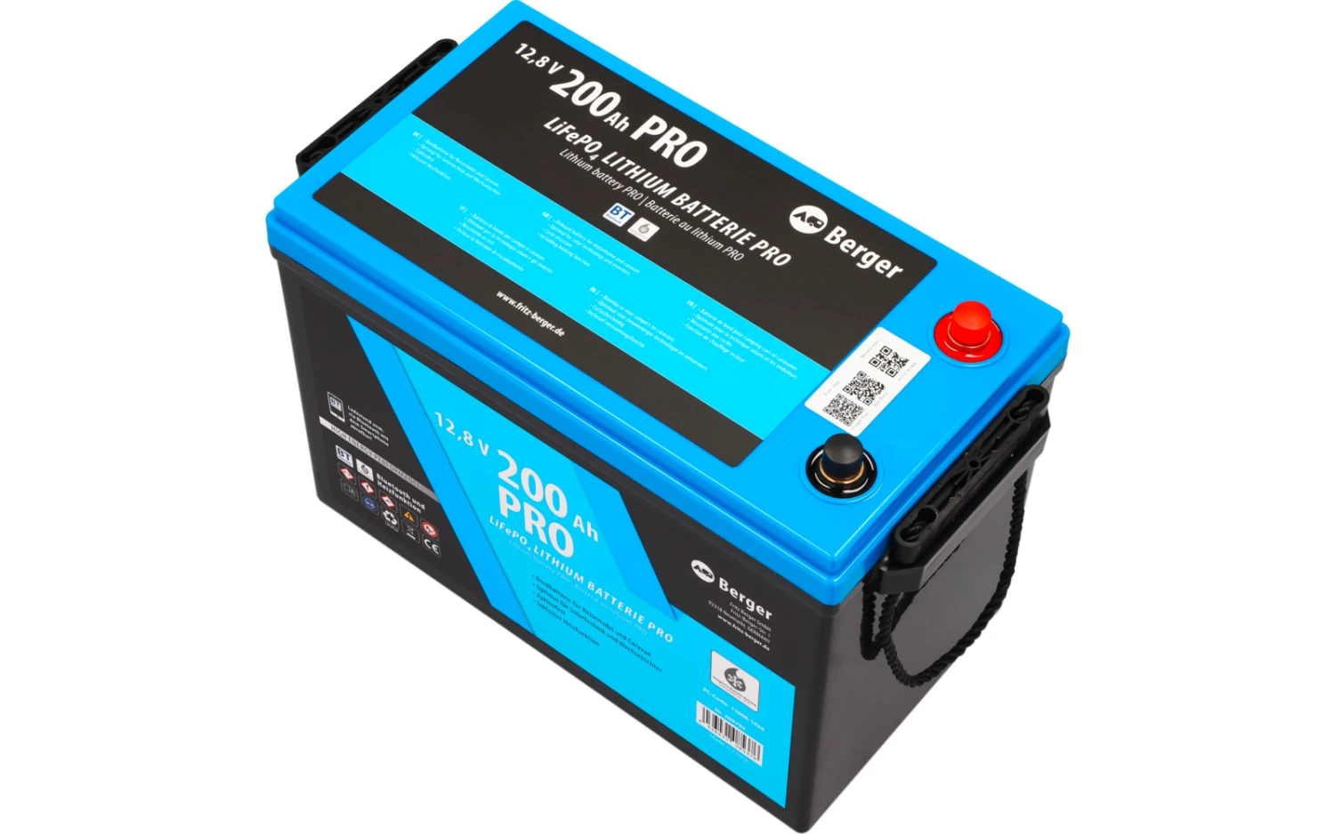 Berger LiFePO4 Lithium Batterie Pro 200 Ah 12V Mit Bluetooth & Heizung 18 Berger LiFePO4 Lithium Batterie Pro 200 Ah 12V Mit Bluetooth & Heizung – Bild 18