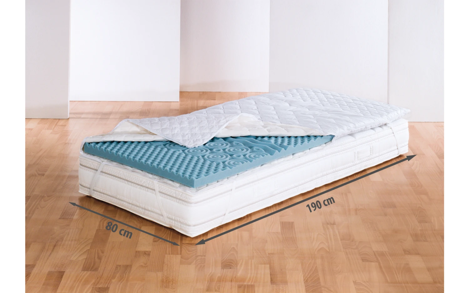 Berger 7-Zonen-Kaltschaum-Topperauflage 3 Berger 7-Zonen-Kaltschaum-Topperauflage – Bild 3