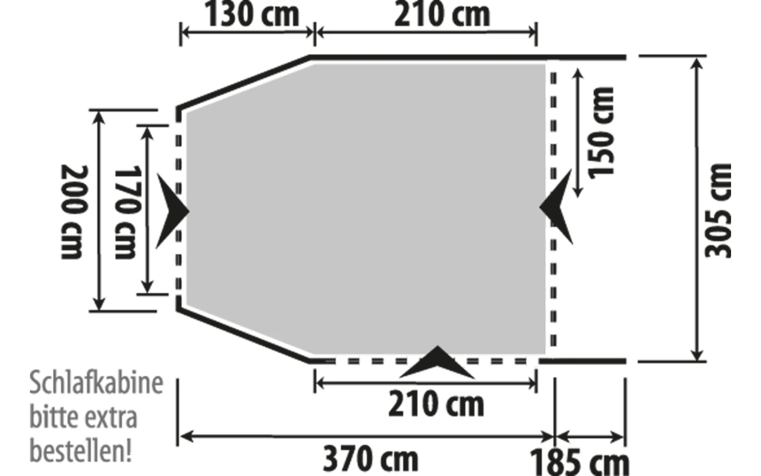 Berger Liberta Air BUS Aufblasbares Heckzelt 2 Berger Liberta Air BUS Aufblasbares Heckzelt – Bild 2