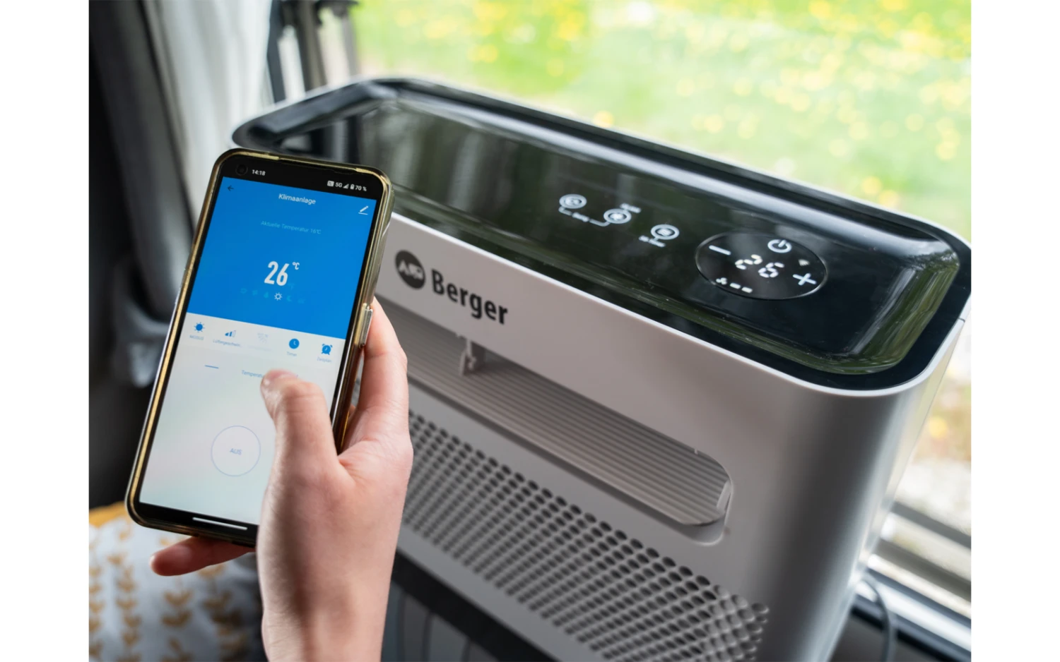 Berger Arktar 5000 Pro Mobile Split-Klimaanlage Mit Heizung 5.000 BTU 1.465 W / 560 W 3 Berger Arktar 5000 Pro Mobile Split-Klimaanlage Mit Heizung 5.000 BTU 1.465 W / 560 W – Bild 3