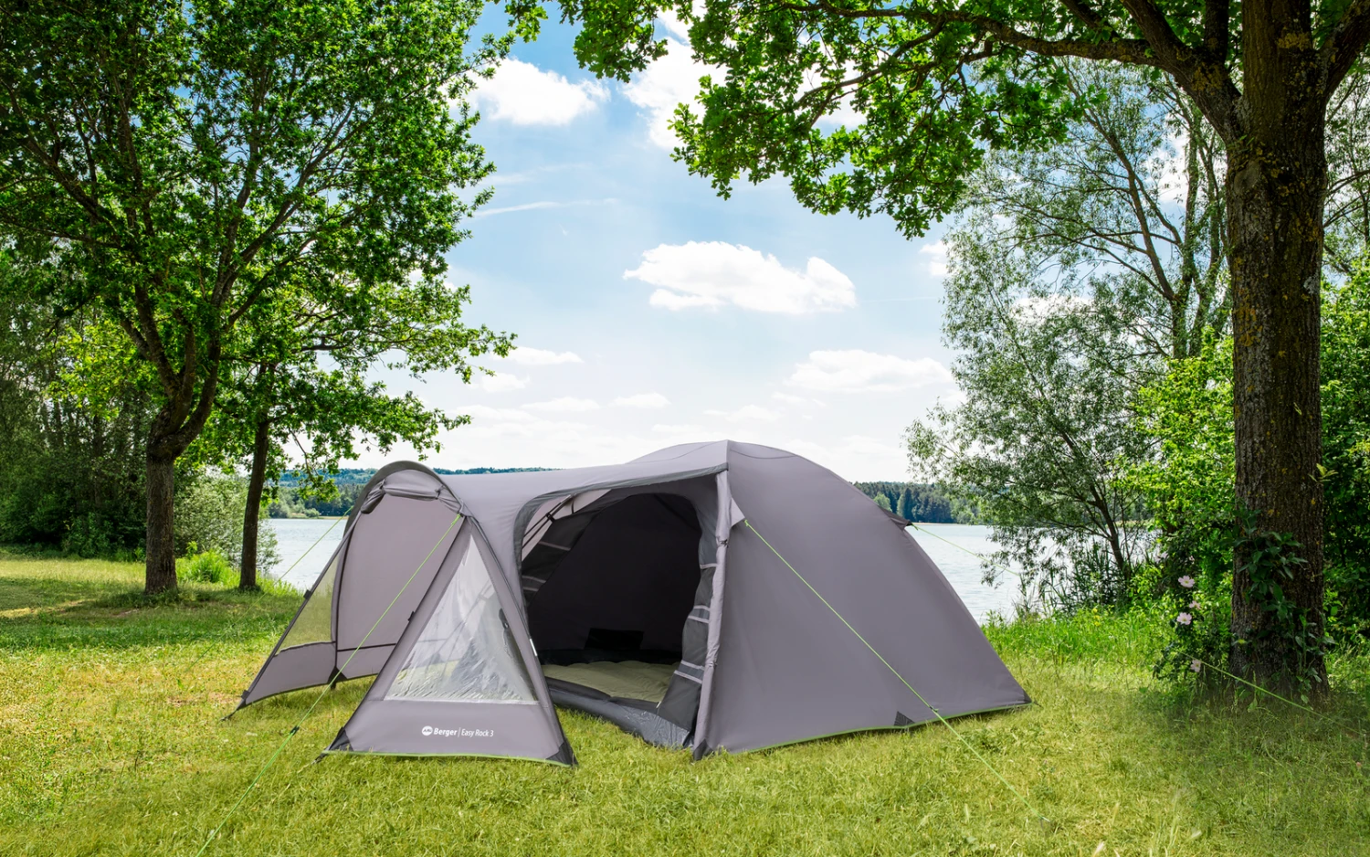 Berger Easy Rock 3 Kuppelzelt Mit Stehhöhe Und Großem Vorraum Für 3 Personen 11 Berger Easy Rock 3 Kuppelzelt Mit Stehhöhe Und Großem Vorraum Für 3 Personen – Bild 11