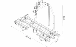 Berger Premium XL Deichsel Fahrradträger Für 2/3 Fahrräder, E-Bike Geeignet -Fritz! 1369012 7834291