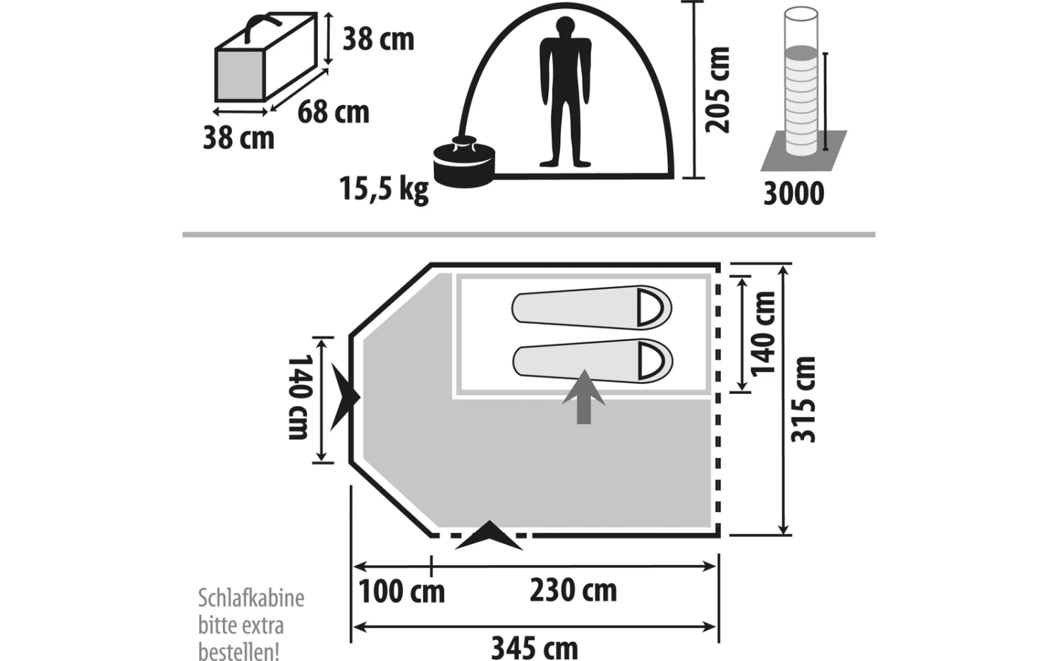 Berger Aufblasbares Busvorzelt Touring Air Mit Festem Boden Und Freistehend 2 Berger Aufblasbares Busvorzelt Touring Air Mit Festem Boden Und Freistehend – Bild 2