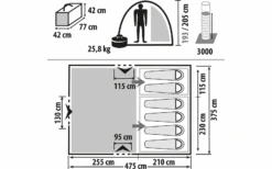 Berger Sierra 6-L Tunnelzelt -Fritz! 1380667 8709147