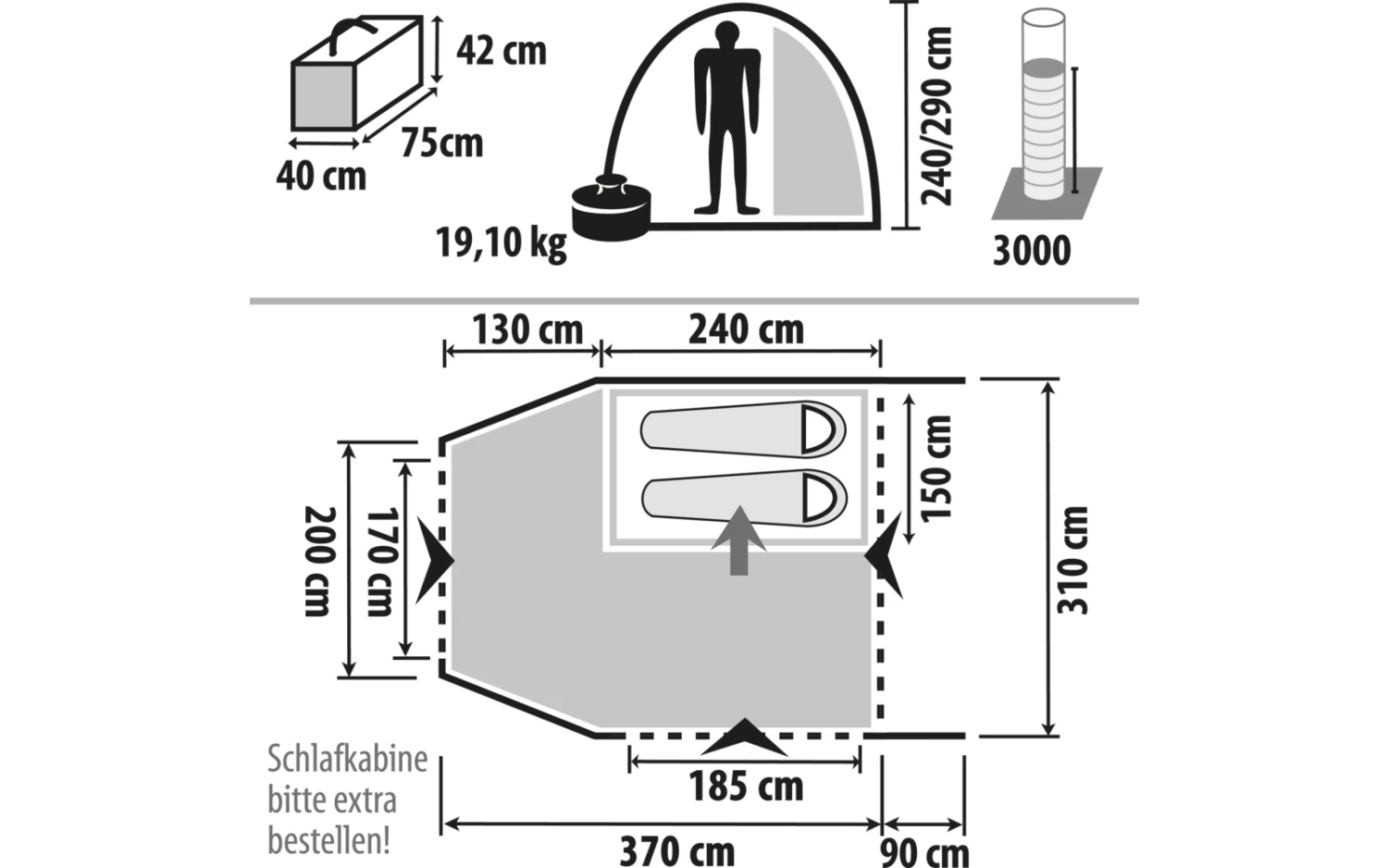 Berger Liberta-Air XL Busvorzelt 2 Berger Liberta-Air XL Busvorzelt – Bild 2