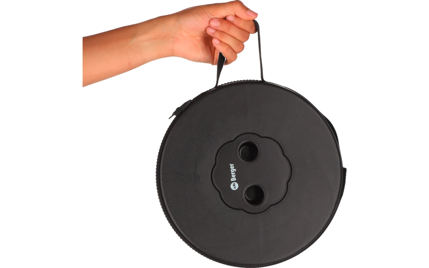 Berger Teleskophocker Schwarz 3 Berger Teleskophocker Schwarz – Bild 3