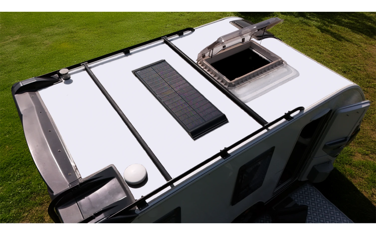 Berger Komplettanlage Deluxe Solarpanel Set 100 W 2 Berger Komplettanlage Deluxe Solarpanel Set 100 W – Bild 2