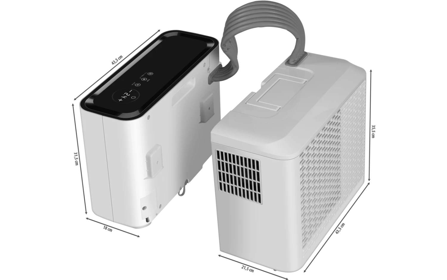 Berger Arktar 5000 Pro Mobile Split-Klimaanlage Mit Heizung 5.000 BTU 1.465 W / 560 W 11 Berger Arktar 5000 Pro Mobile Split-Klimaanlage Mit Heizung 5.000 BTU 1.465 W / 560 W – Bild 11