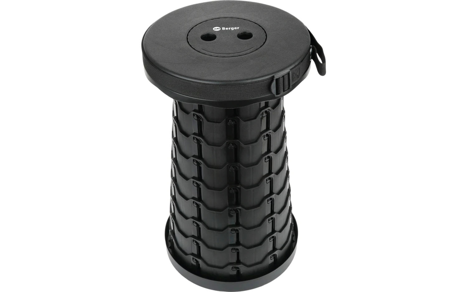 Berger Teleskophocker Schwarz 6 Berger Teleskophocker Schwarz – Bild 6