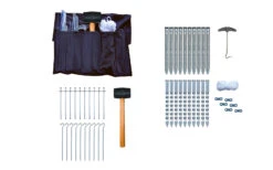 Berger Zeltheringe Mit Abspannleine Und Zubehör 50-tlg.