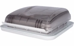 Berger Dachhaube 40x40 Cm Mit Moskitoschutz & Verdunkelungsrollo Transparent